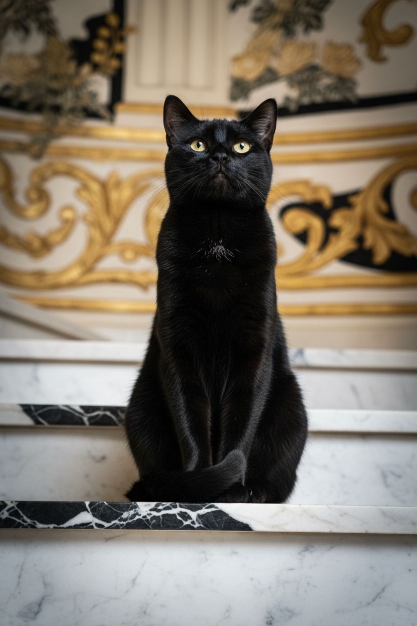 Black Cat Dior Editorial